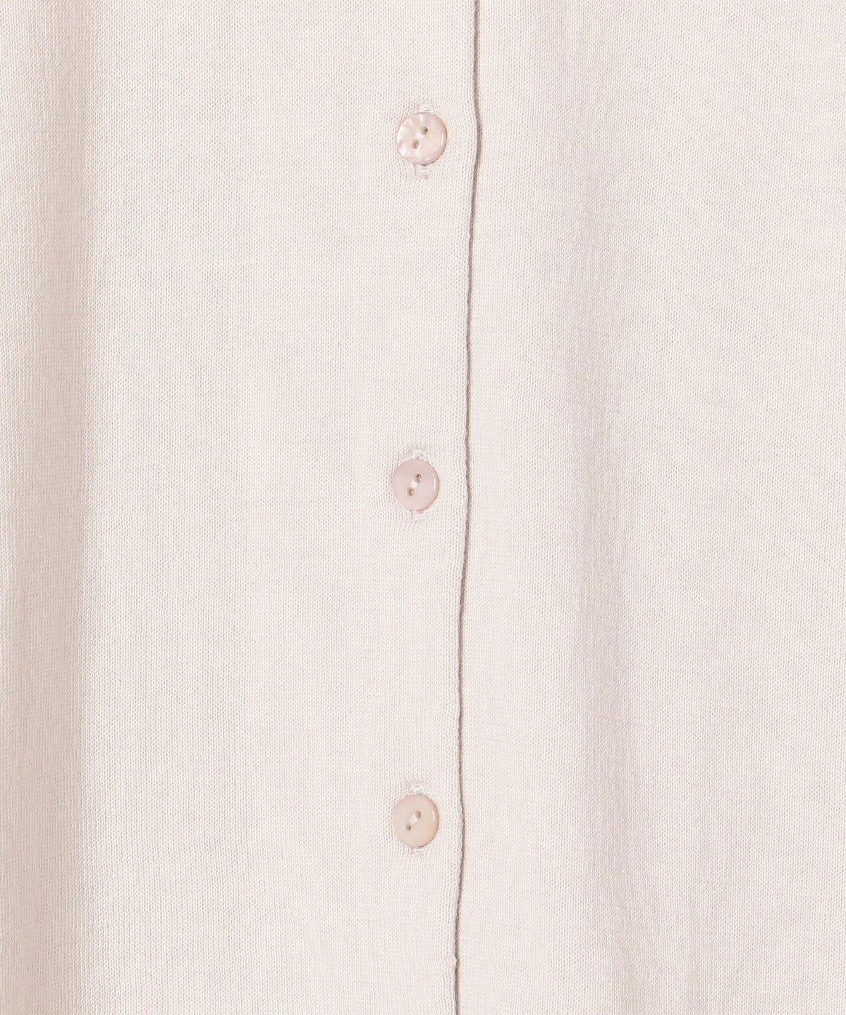 2WAYコットンクルーネックカーディガン