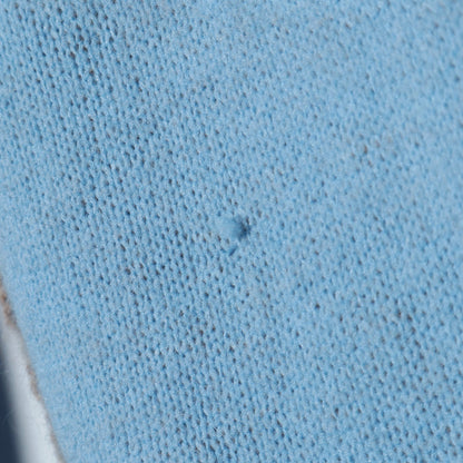 〈手洗い可能〉フォックス混 配色 ガウン カーディガン