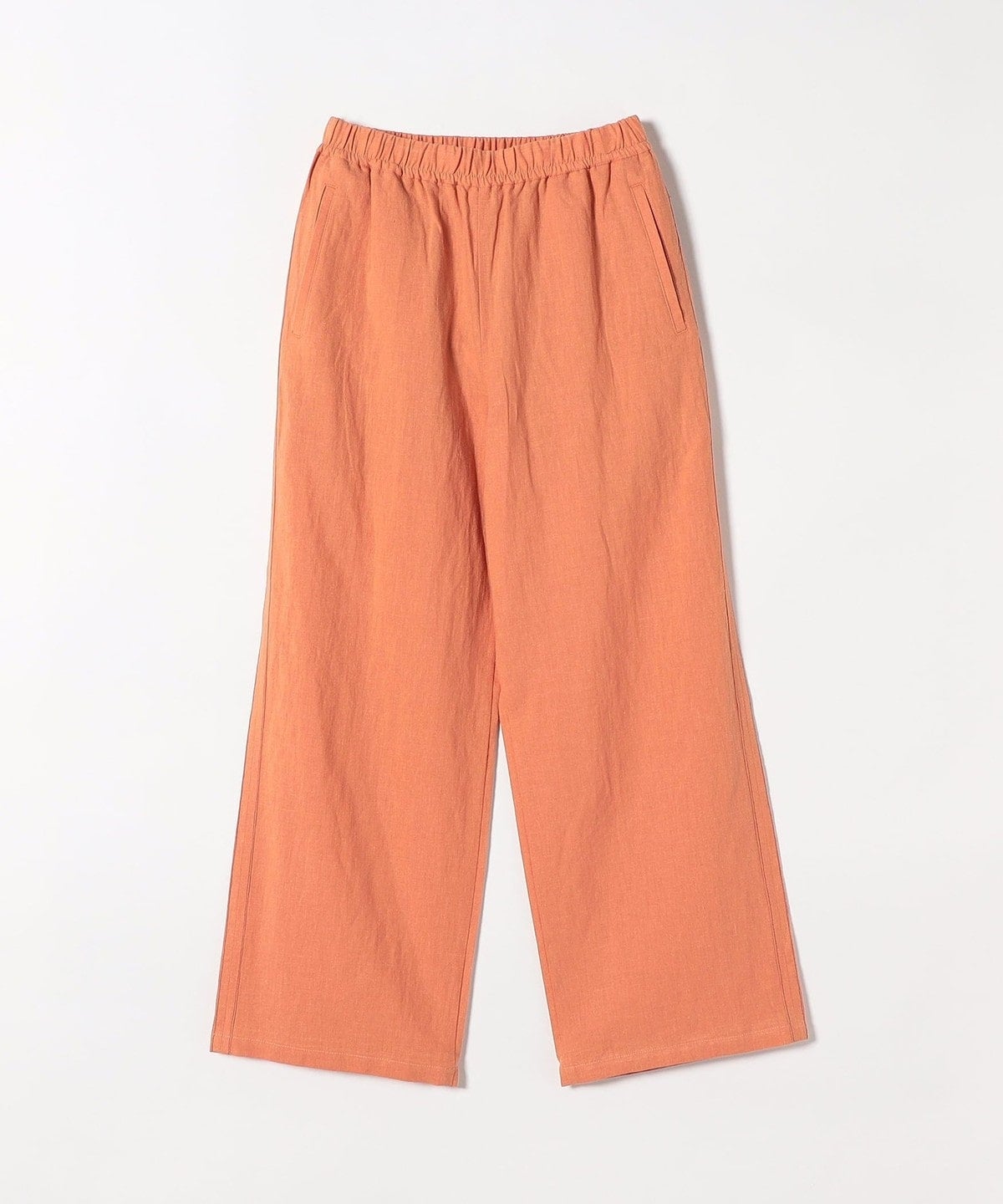 SHIPS any: 〈洗濯機可能〉リネン ミックス サイド ブレード イージー パンツ