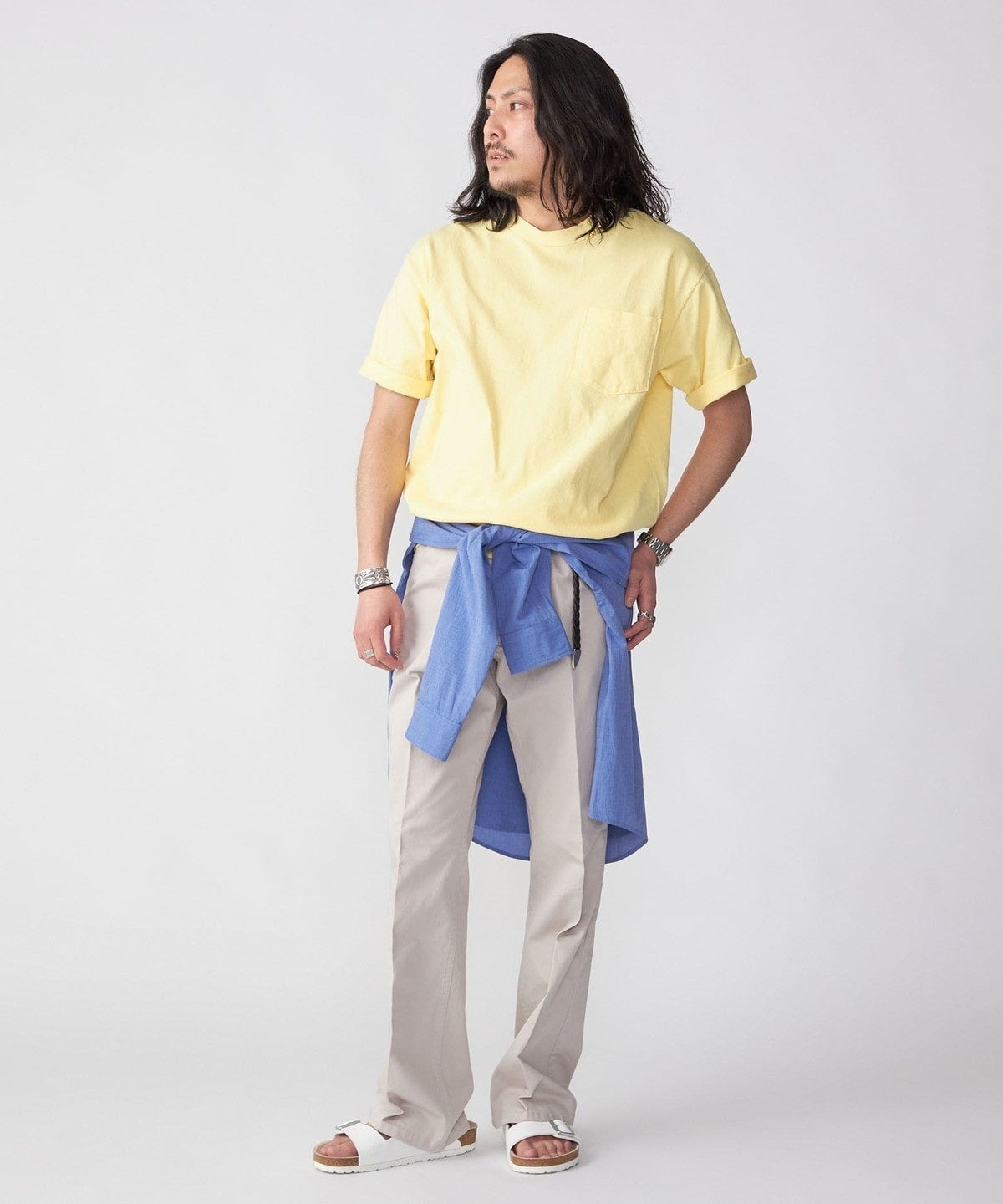 SHIPS: COTTON USA ポケット Tシャツ