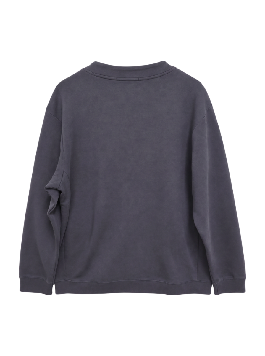 【WEB限定】SHIPS: テレワーク ビズ ワンポイントロゴ ハイゲージ ダブルニット スウェット