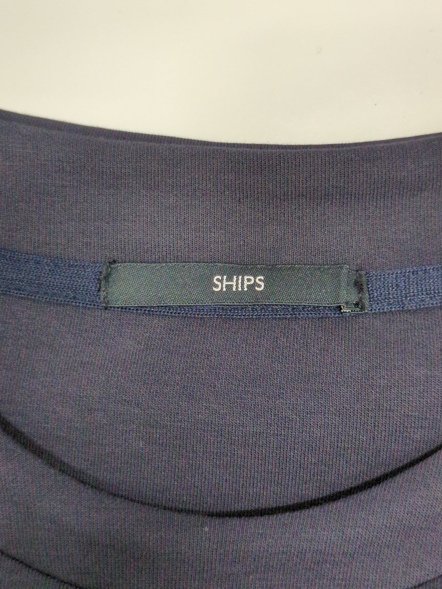 【WEB限定】SHIPS: テレワーク ビズ ワンポイントロゴ ハイゲージ ダブルニット スウェット
