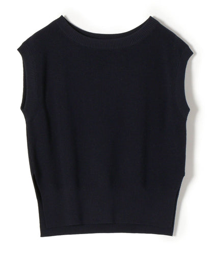 〈手洗い可能〉コットンカシミヤ ニットベスト