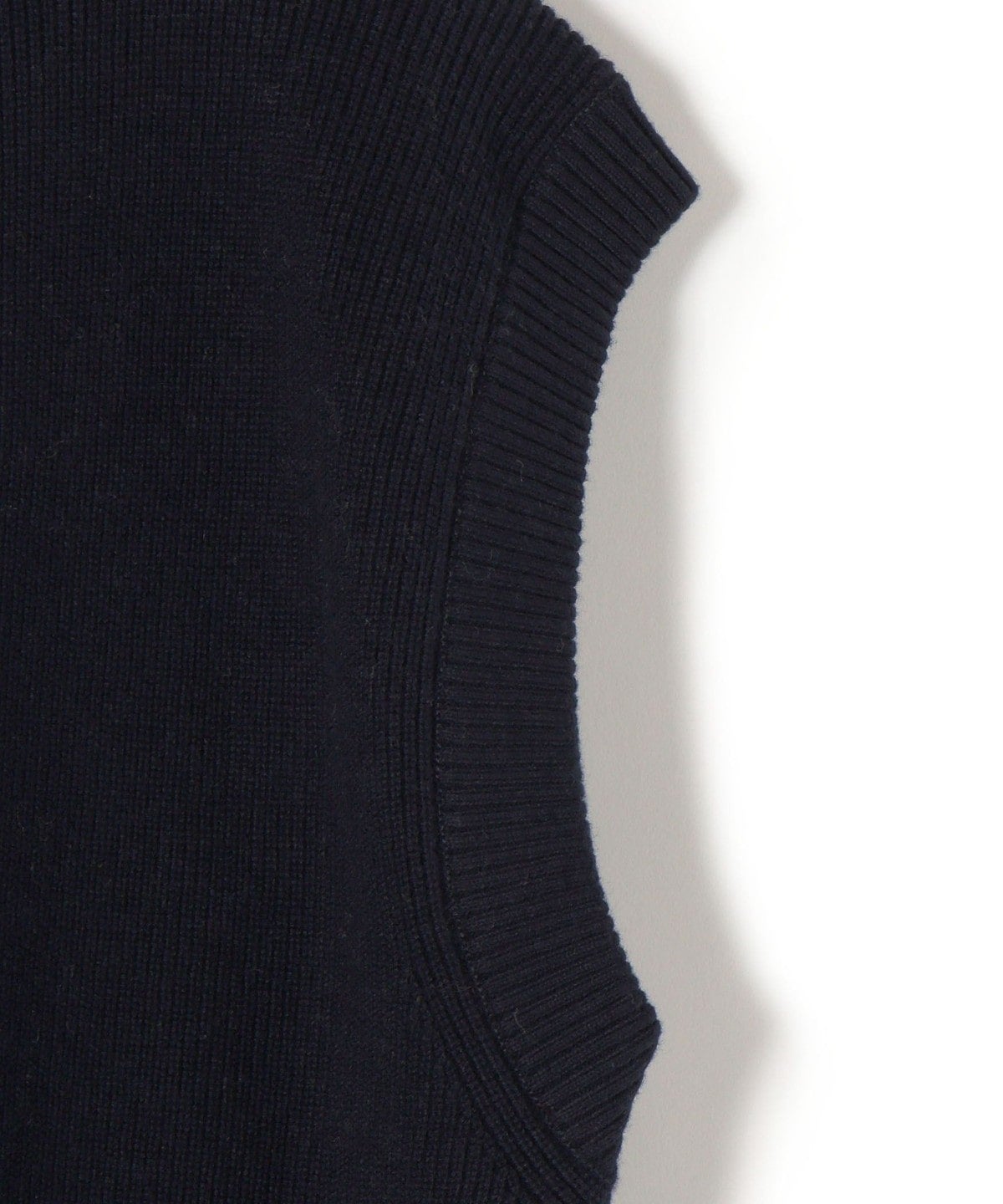 〈手洗い可能〉コットンカシミヤ ニットベスト