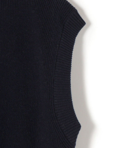 〈手洗い可能〉コットンカシミヤ ニットベスト