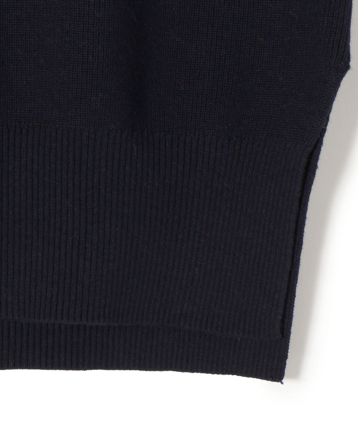 〈手洗い可能〉コットンカシミヤ ニットベスト