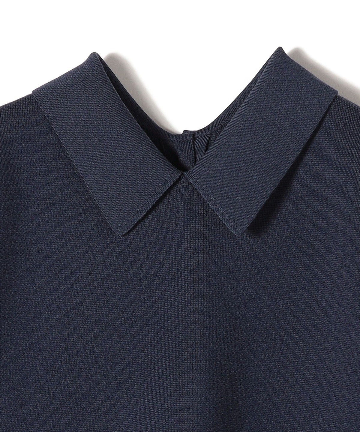 Primary NavyLabel:〈手洗い可能〉ミラノリブポロニット