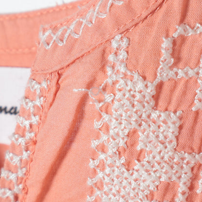 SARA MALLIKA:VOIL EMB KAFTAN