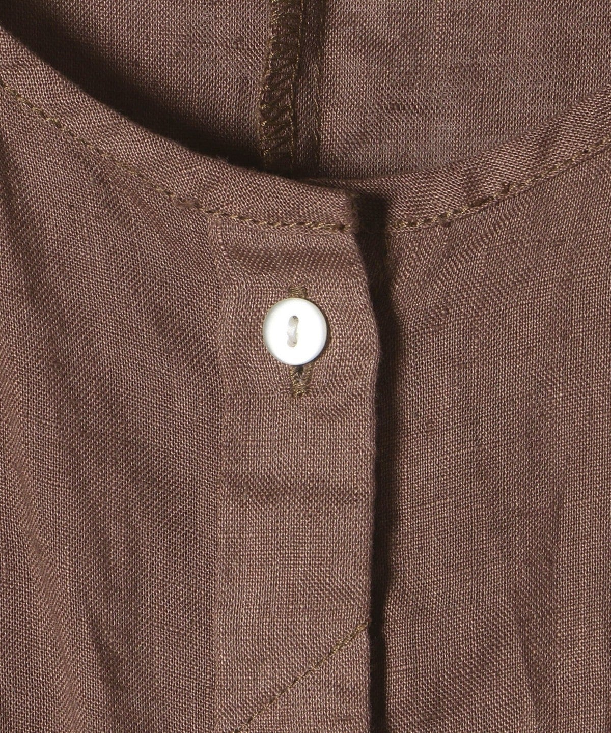 【WEB限定】リネンフロントボタンワンピース