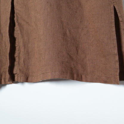 【WEB限定】リネンフロントボタンワンピース