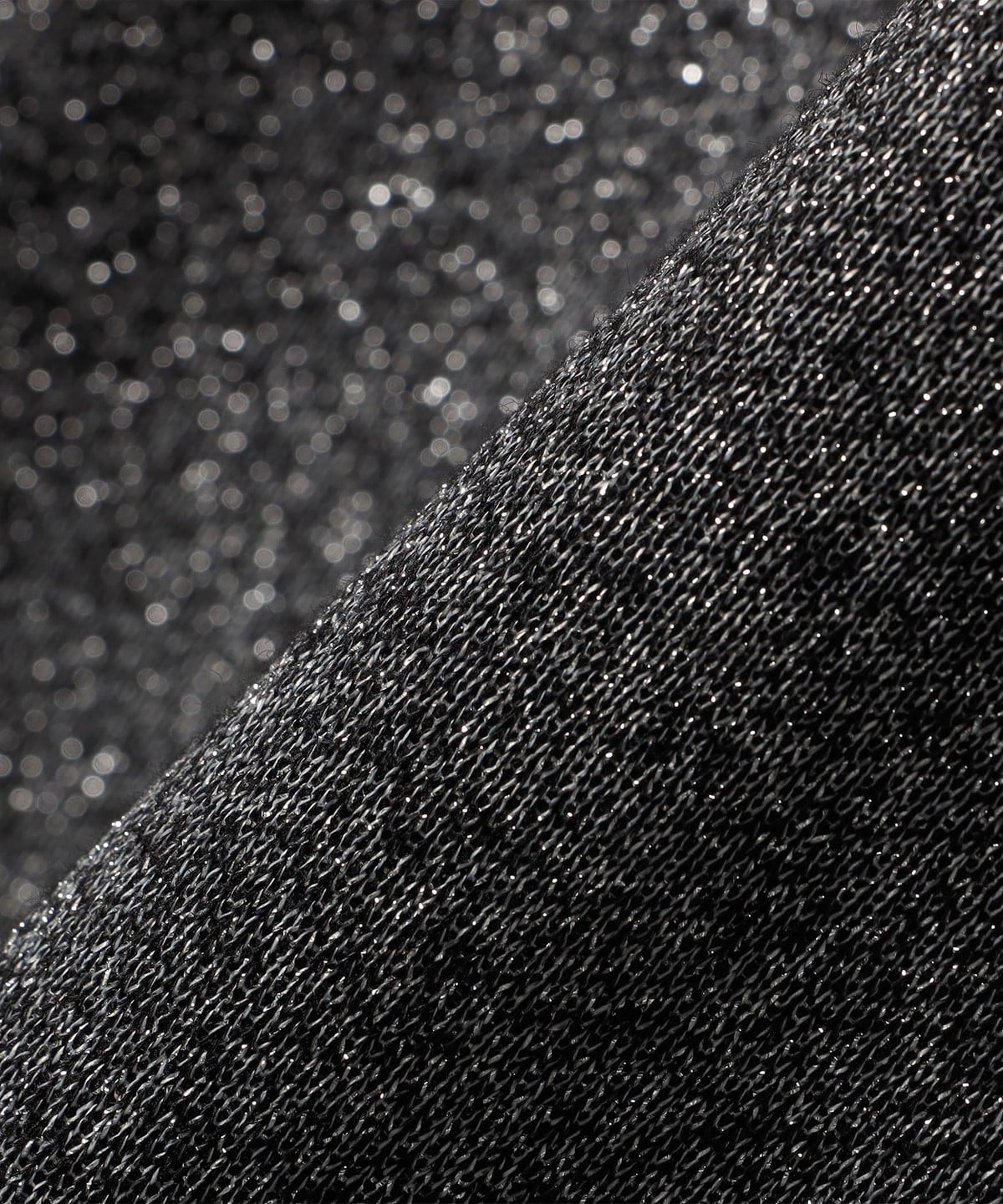 SHIPS any:〈手洗い可能〉ラメ 裏毛 クルーネック スウェット