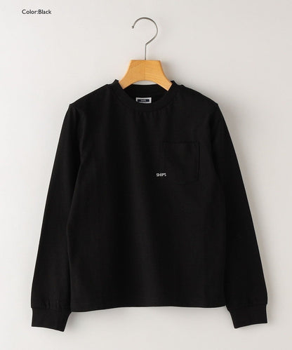 【WEB限定】SHIPS KIDS:100〜160cm / ＜家族おそろい＞SHIPS マイクロロゴ ロングスリーブ TEE