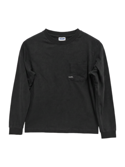 【WEB限定】SHIPS KIDS:100〜160cm / ＜家族おそろい＞SHIPS マイクロロゴ ロングスリーブ TEE