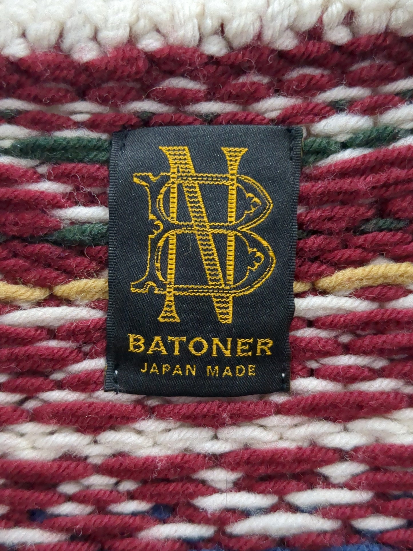 BATONER: ローゲージ フェアアイル カーディガン