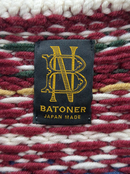 BATONER: ローゲージ フェアアイル カーディガン