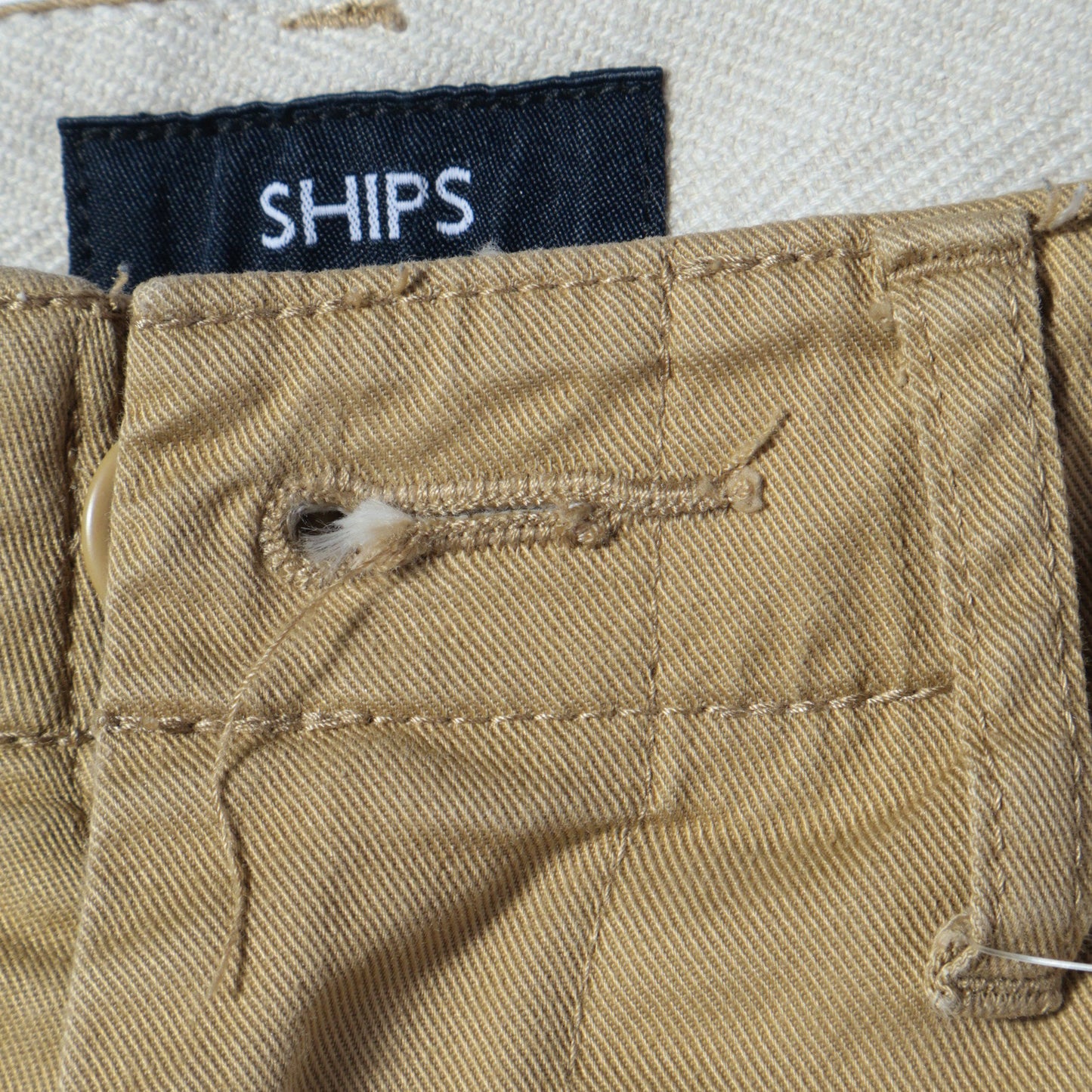 SHIPS:〈抗菌加工〉japan quality カラー テーパード スリム チノパンツ