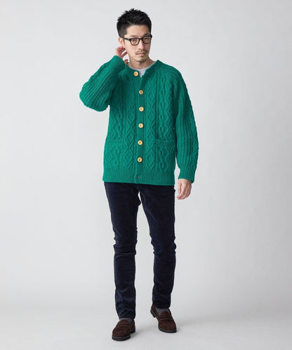 SHIPS: 〈ウォッシャブル〉フィッシャーマン ニット カーディガン