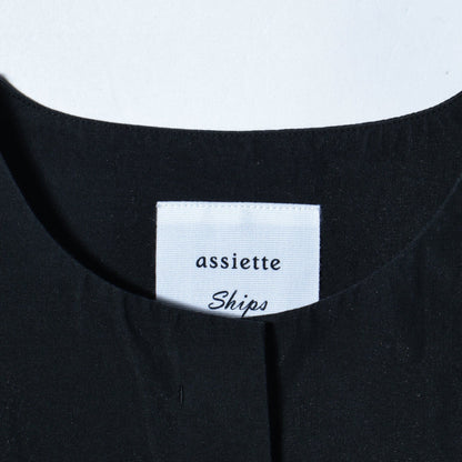 assiette:〈手洗い可能〉クルーネック ショート トップス