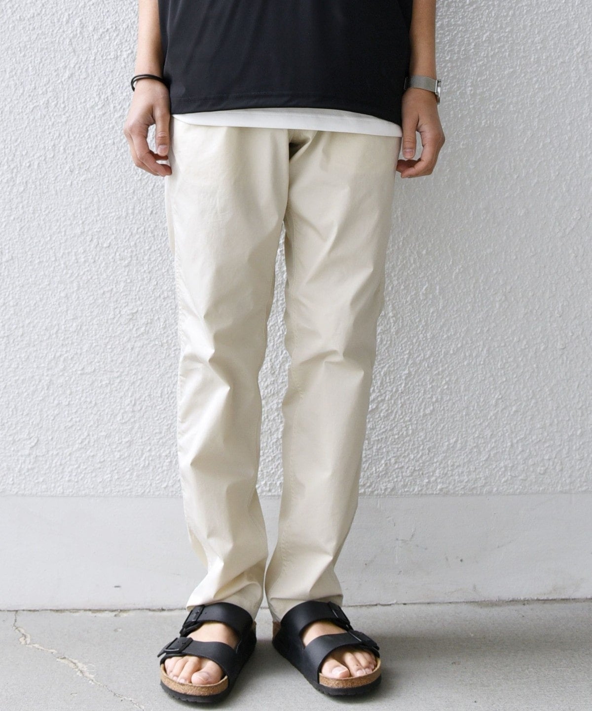 SHIPS any: スリム テーパード ライト チノ パンツ 25SS