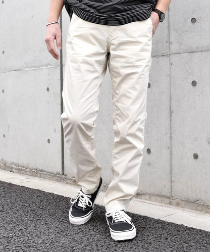 SHIPS any: スリム テーパード ライト チノ パンツ 25SS