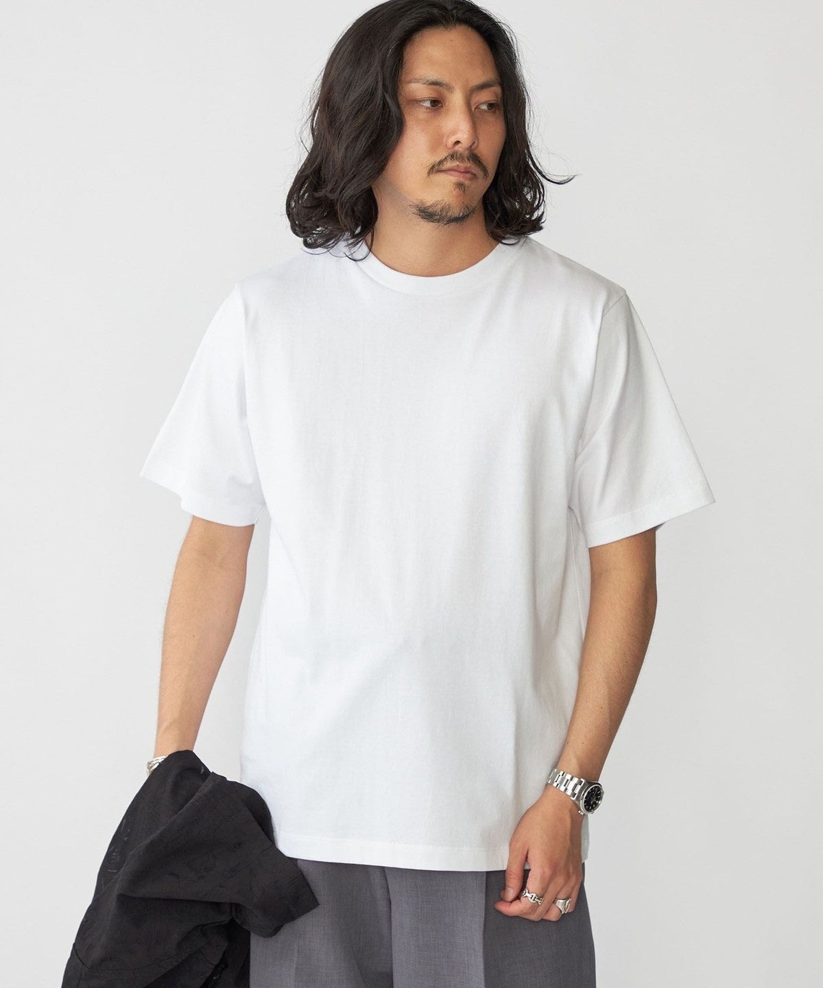 SHIPS:〈抗菌加工〉コットン クルーネック Tシャツ