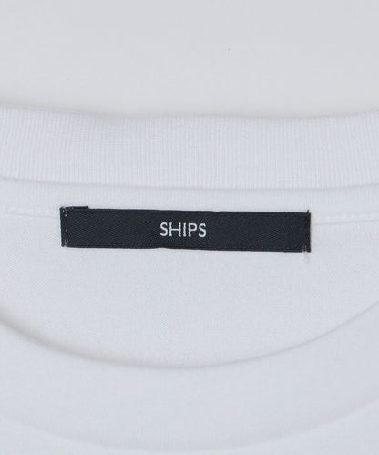 SHIPS:〈抗菌加工〉コットン クルーネック Tシャツ