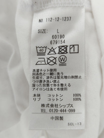 SHIPS:〈抗菌加工〉コットン クルーネック Tシャツ