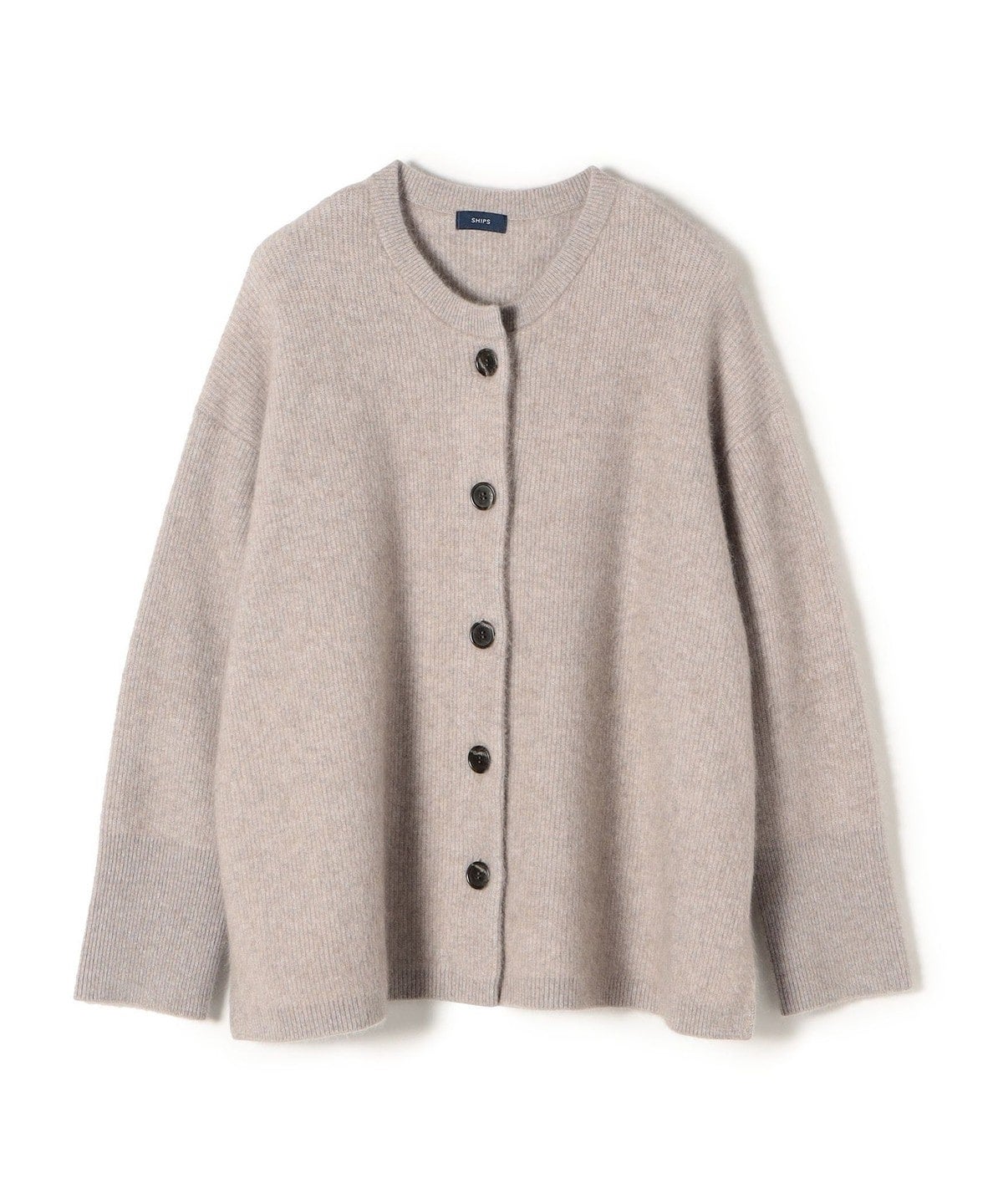 〈手洗い可能〉へアリークルーネックカーディガン