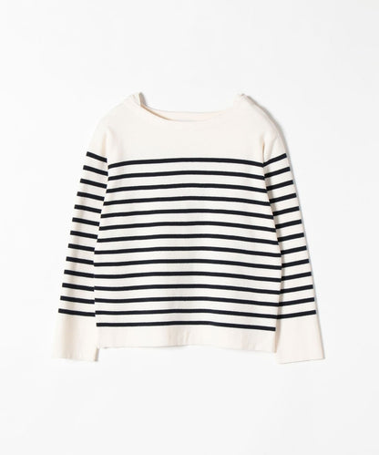 SHIPS any:スクエアボートネックプルオーバー