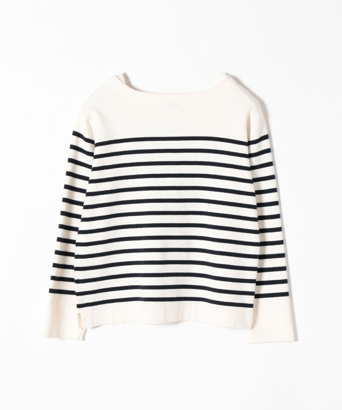 SHIPS any:スクエアボートネックプルオーバー