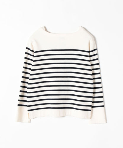 SHIPS any:スクエアボートネックプルオーバー