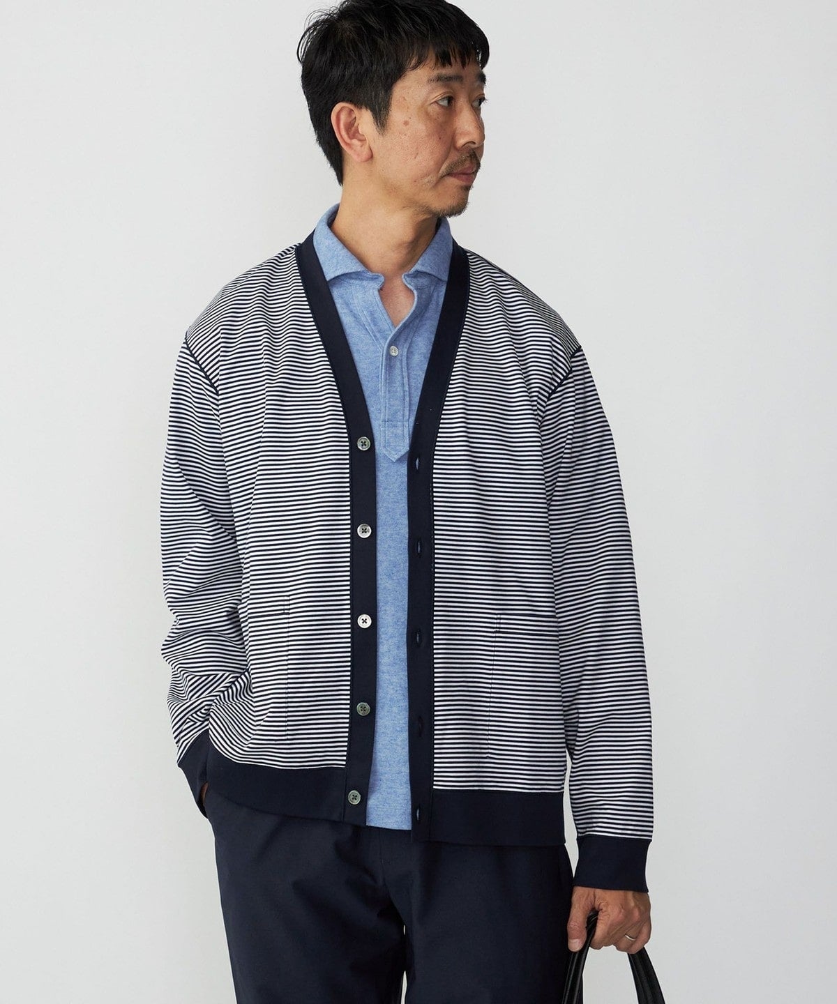 SHIPS:32ゲージ ハイゲージ ライト カーディガン