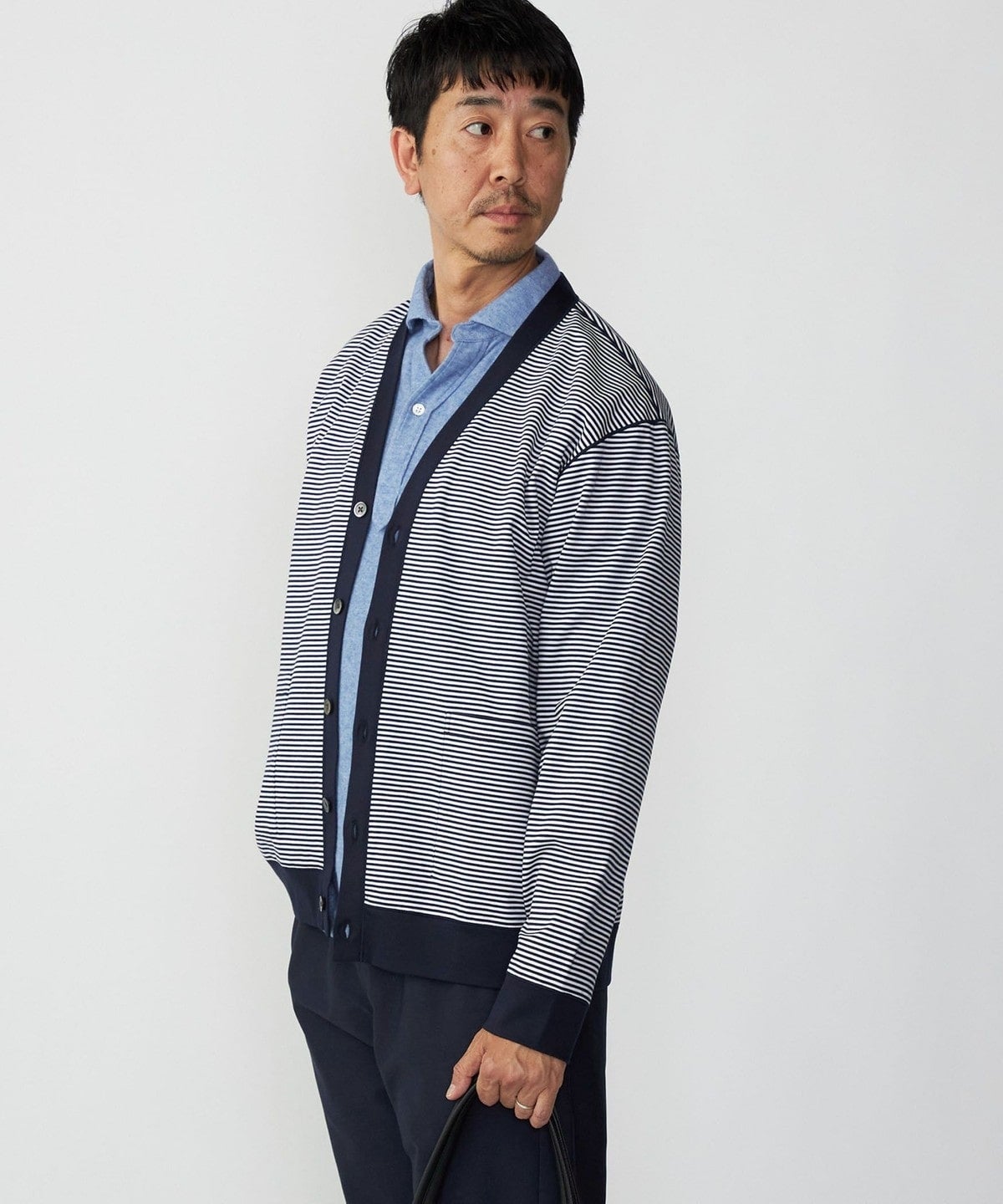 SHIPS:32ゲージ ハイゲージ ライト カーディガン