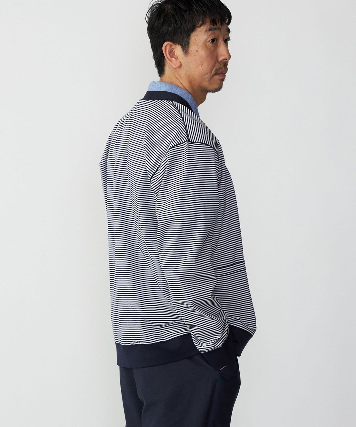 SHIPS:32ゲージ ハイゲージ ライト カーディガン