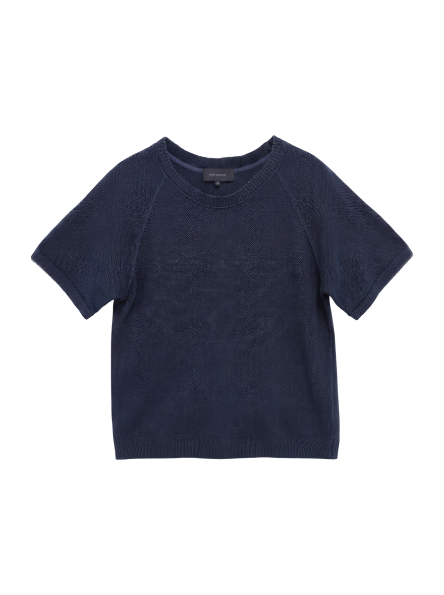 SHIPS JET BLUE:BIG KANOKO CREW S/S