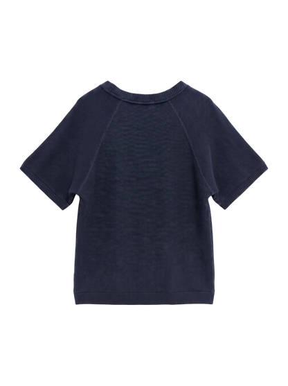 SHIPS JET BLUE:BIG KANOKO CREW S/S