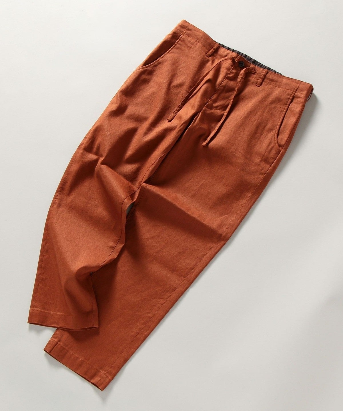 SHIPS: SOLOTEX(R) サフィラン リネン ハイブリッド ライト イージー パンツ