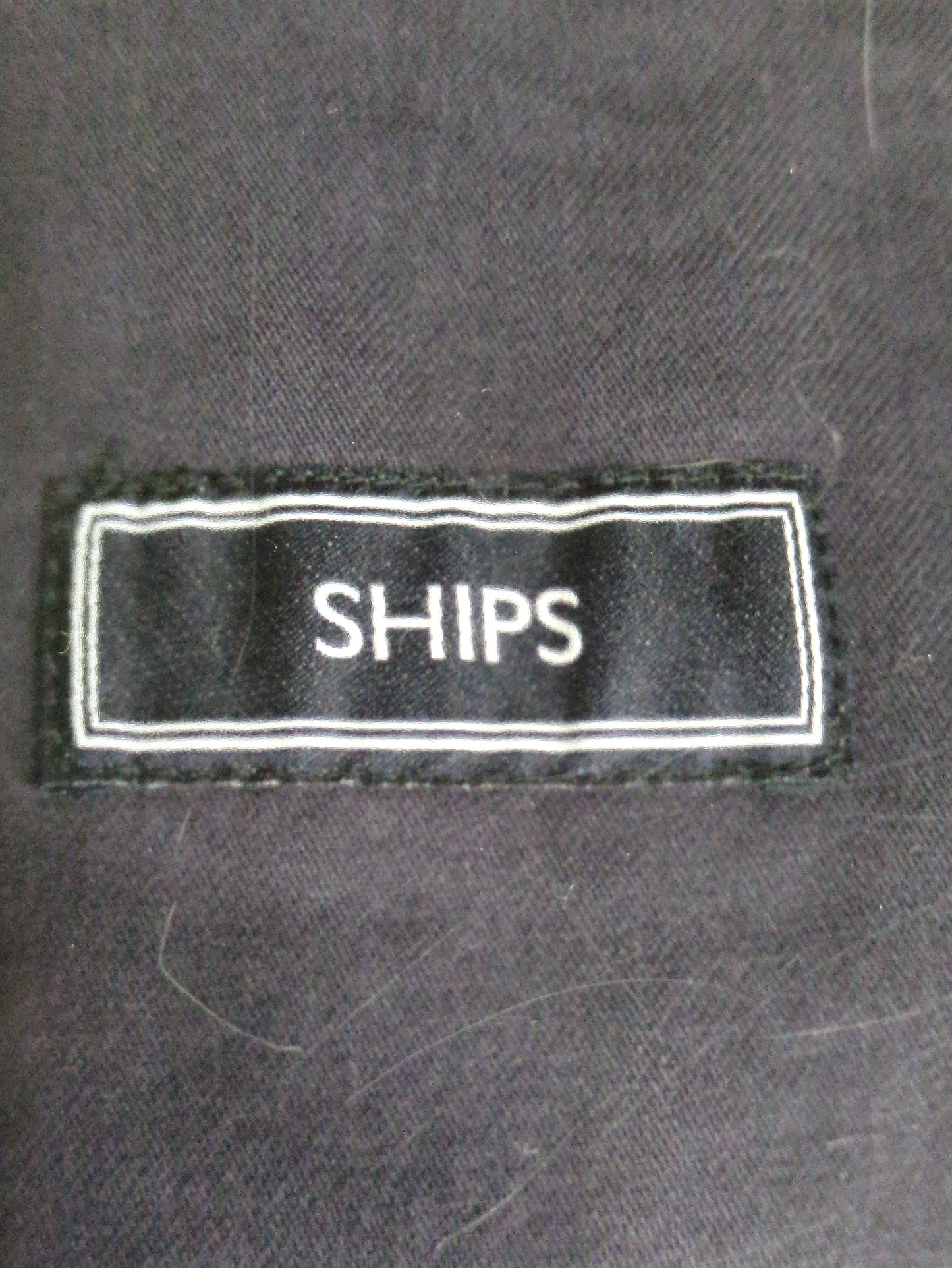 SHIPS:<ウエスト調整可能>コットン ノープリーツ コードレーン パンツ
