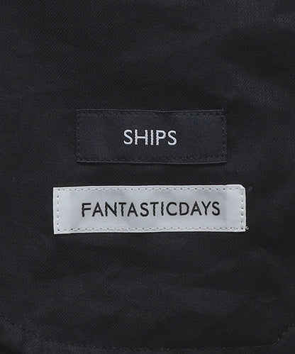 【SHIPS別注】FANTASTICDAYS: ウール タック イージー パンツ