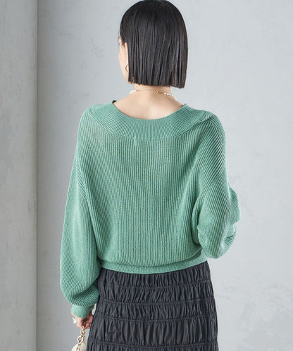〈手洗い可能〉ペーパー コットン プルオーバー 24SS