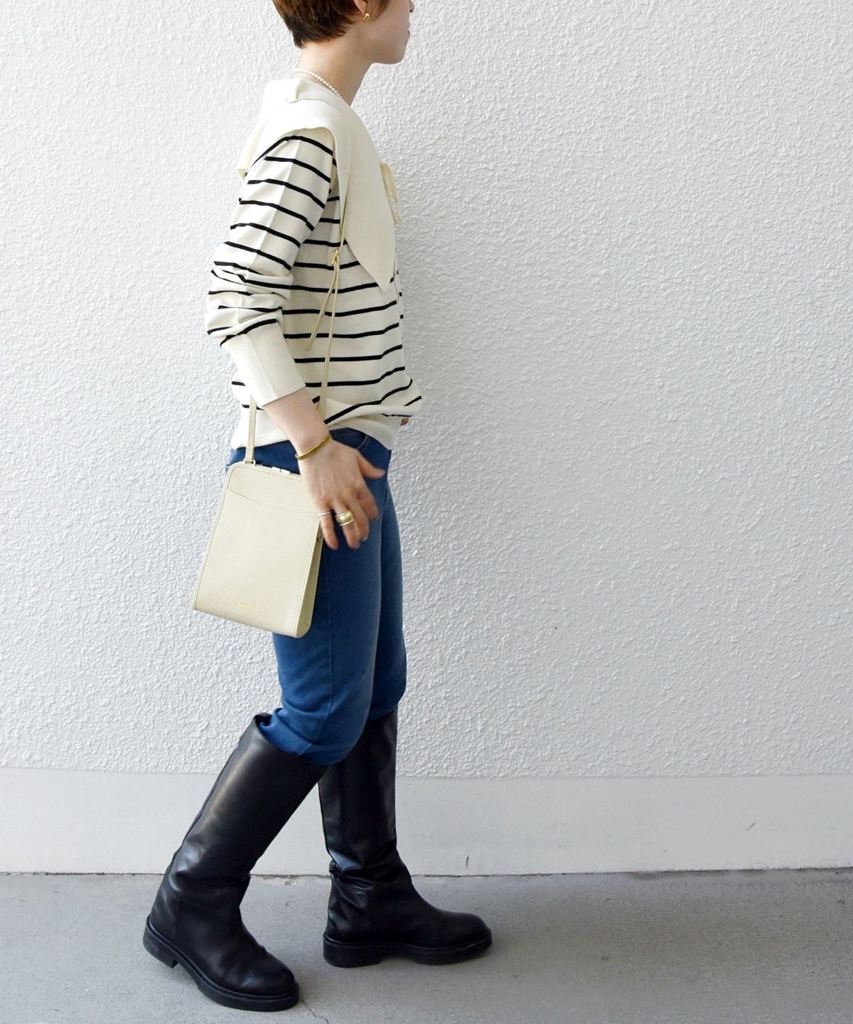 SHIPS any:〈手洗い可能〉ビッグカラー ニット プルオーバー2