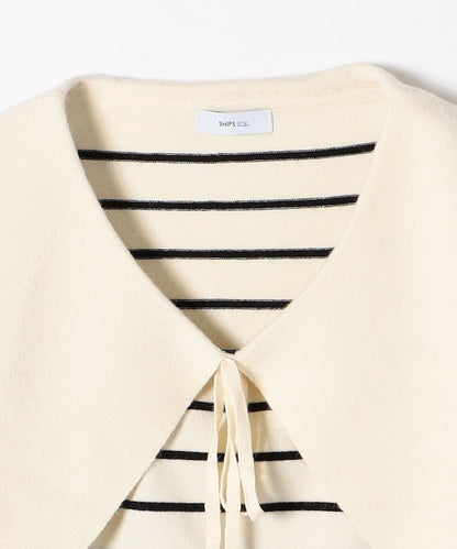 SHIPS any:〈手洗い可能〉ビッグカラー ニット プルオーバー2