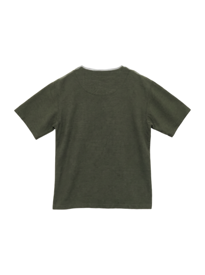 SHIPS: レノクロス オーバーダイ ヘンリーネック Tシャツ