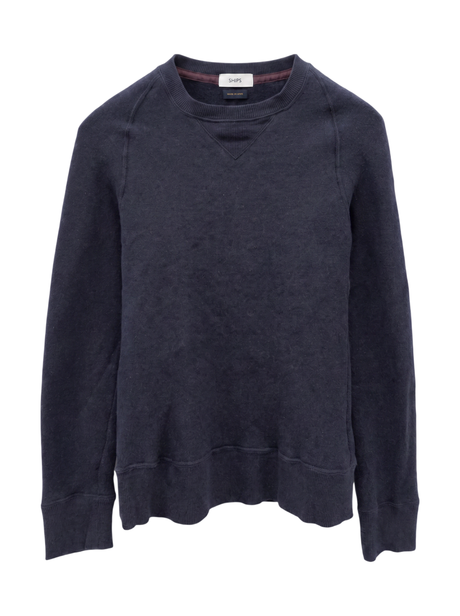 SHIPS:W/C SWEAT C/N L/S