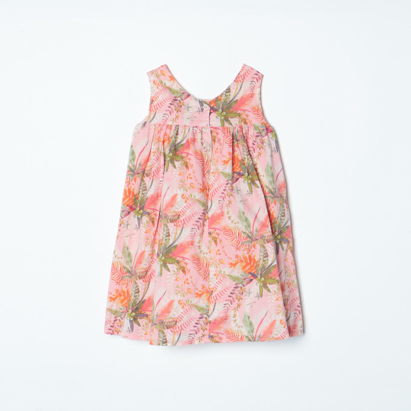 SHIPS KIDS:100〜130cm / リバティ ノースリーブ ワンピース