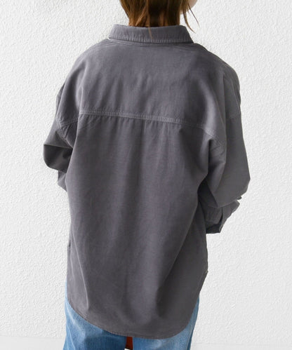 〈洗濯機可能〉コーデュロイ オーバー シャツ