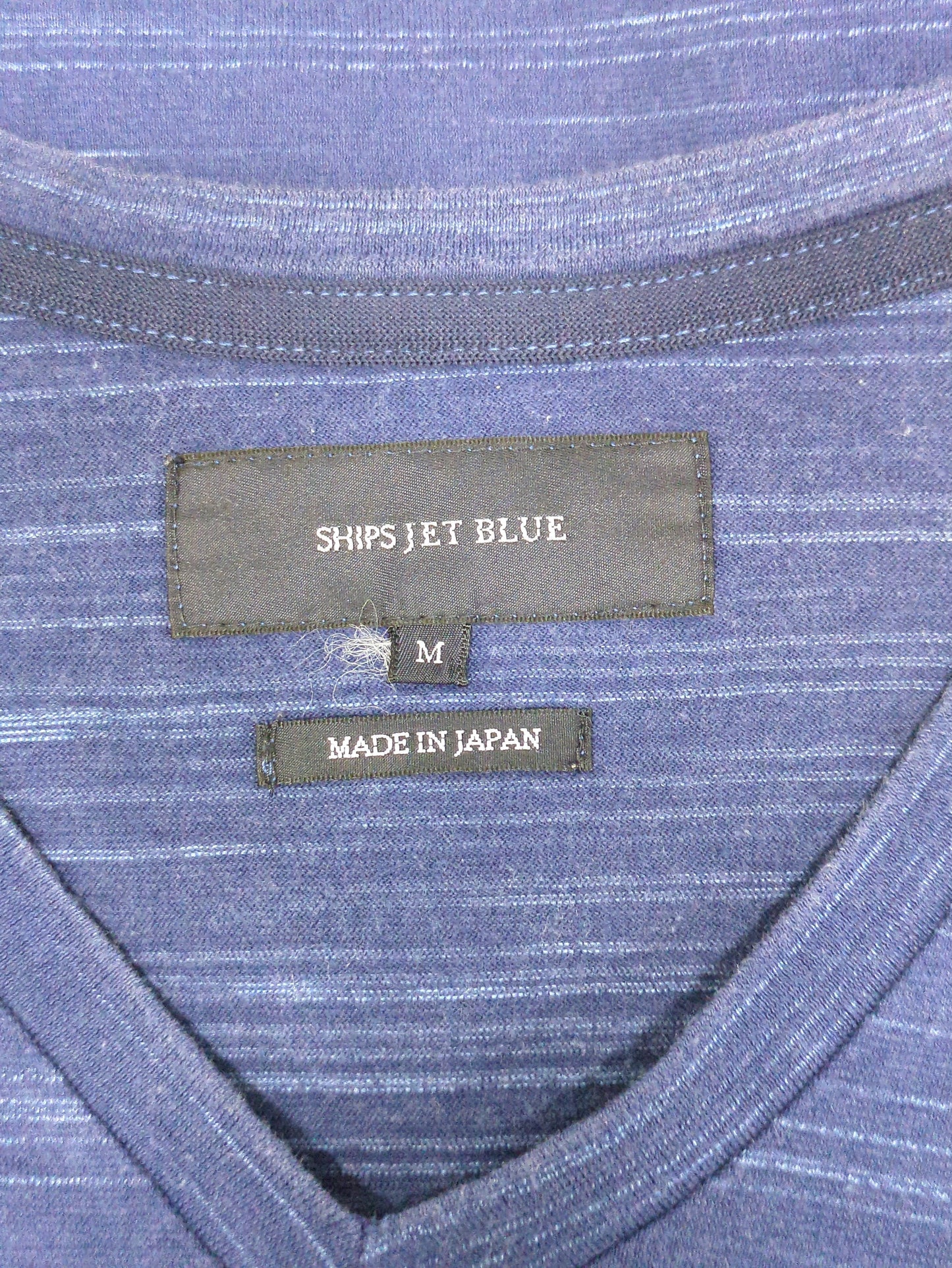 SHIPS JET BLUE: コブラボーダー VネックTシャツ