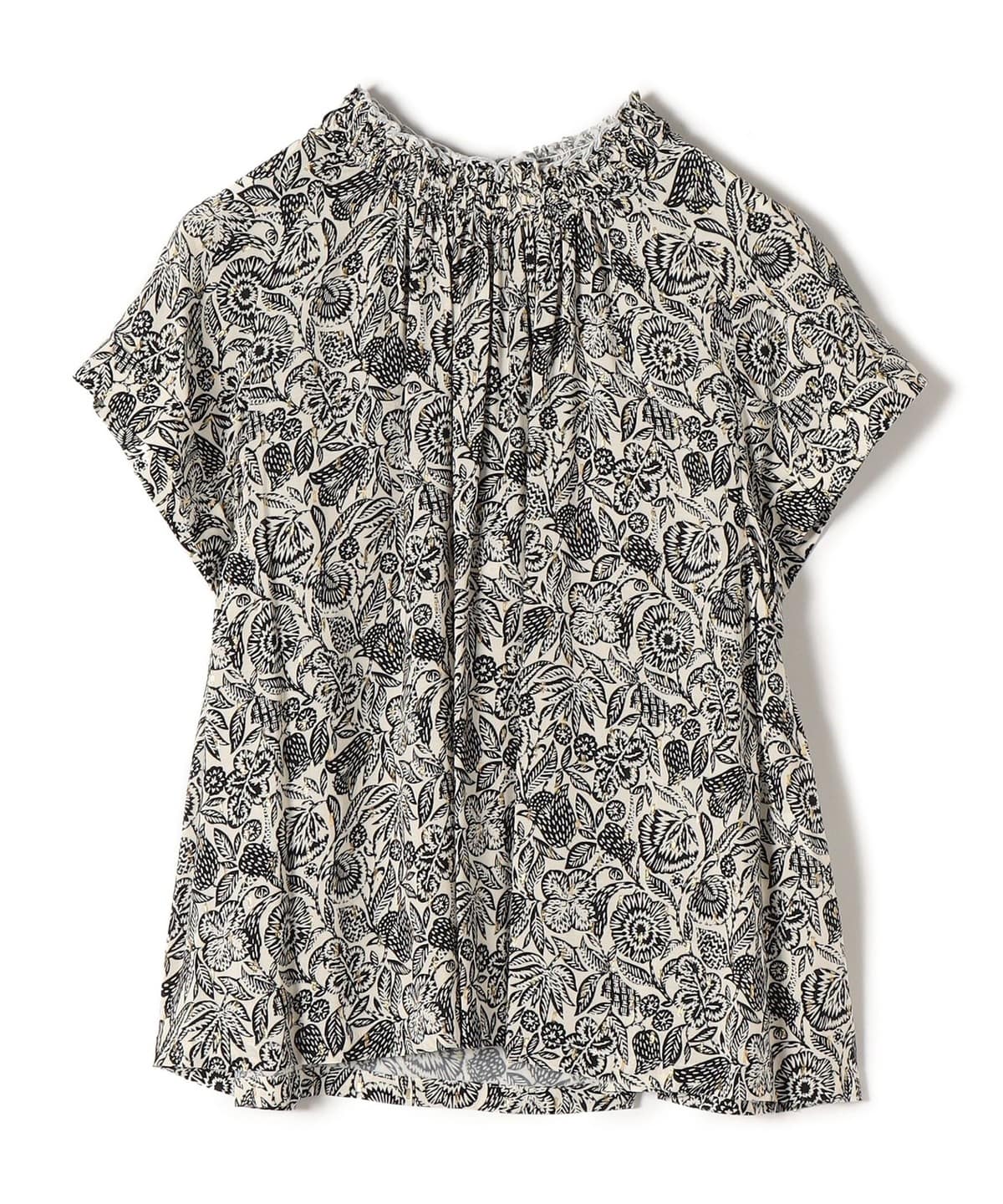 〈手洗い可能〉DEVEAUX フレンチスリーブブラウス