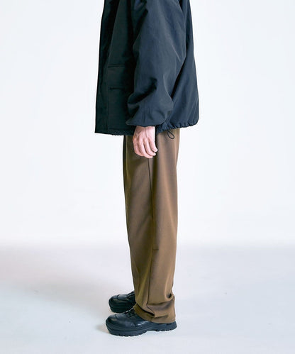 City Ambient Products: T/Rフラノ 2プリーツ ワイドテーパード スラックス