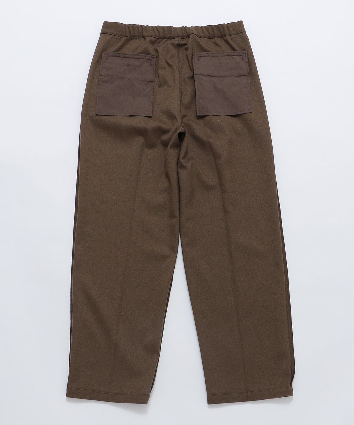 City Ambient Products: T/Rフラノ 2プリーツ ワイドテーパード スラックス